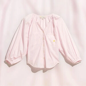 Kerri Rosenthal Women’s Elise Pink Blouse Size M